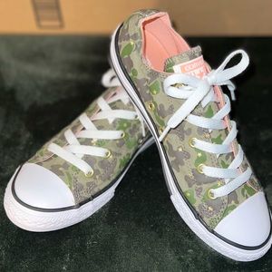 2 for $50 Girl’s camouflage converse sneakers